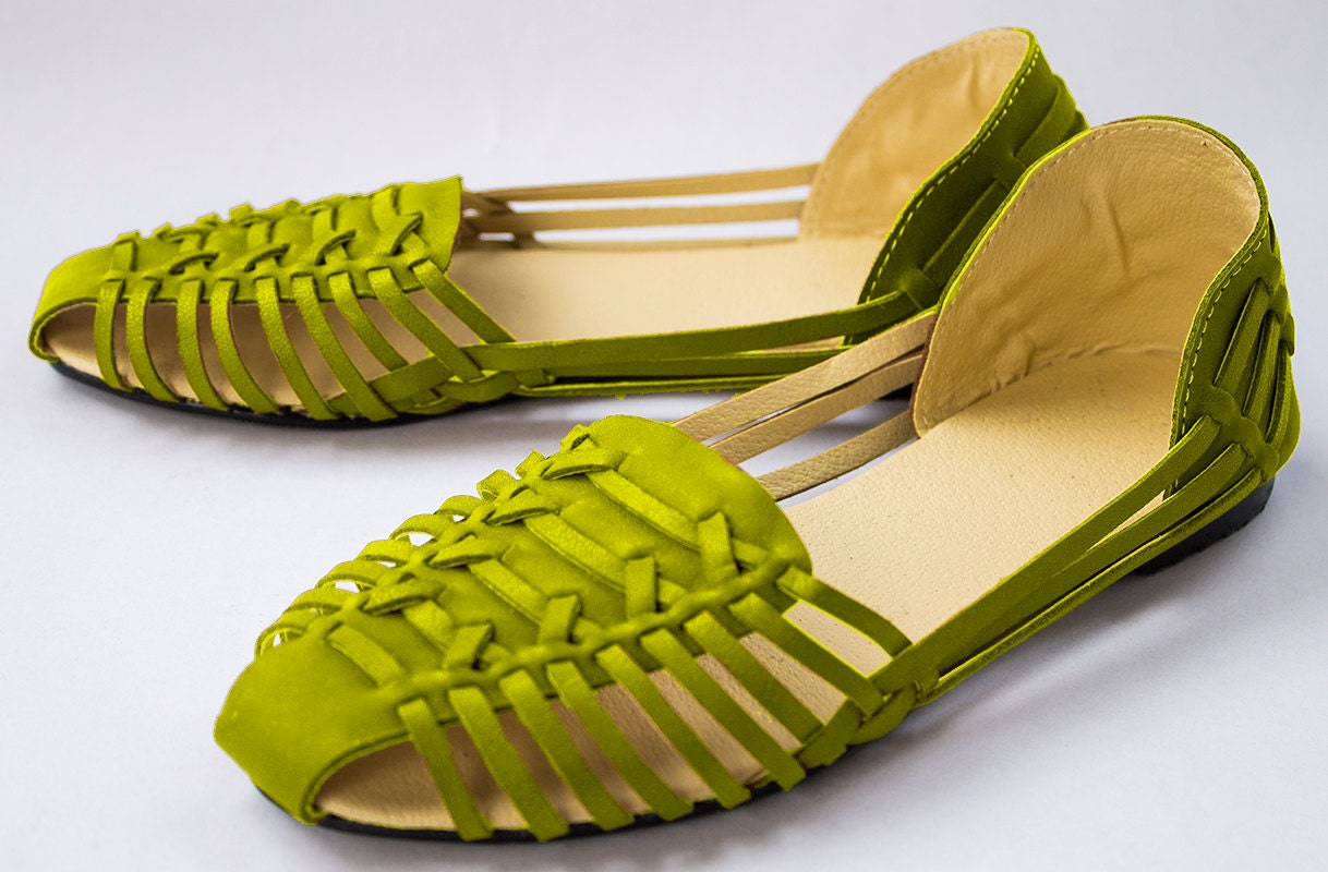 Woven Leather Flats - Women's Shoes - All Sizes - Any Colors