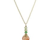 Rock&Violet : Haven Neckalce in Chrysoprase and Sunstone