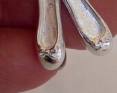 Thomas Sabo charm - Ballet shoes - silver - fits Thomas Sabo Charm Bracelet. Dancers.Fariy.Feet