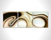 Black and white painting - Abstract art - Contemporary oil painting - Ready to hang - Medium size - Modern painting - Decorative artwork