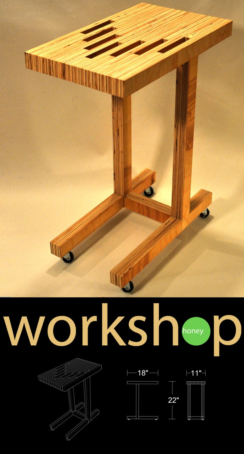 Handmade Plywood Side Table