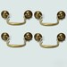 Lot of 4 pcs VINTAGE Artistic Circle Antique Handle Cabinet Drawer Pull