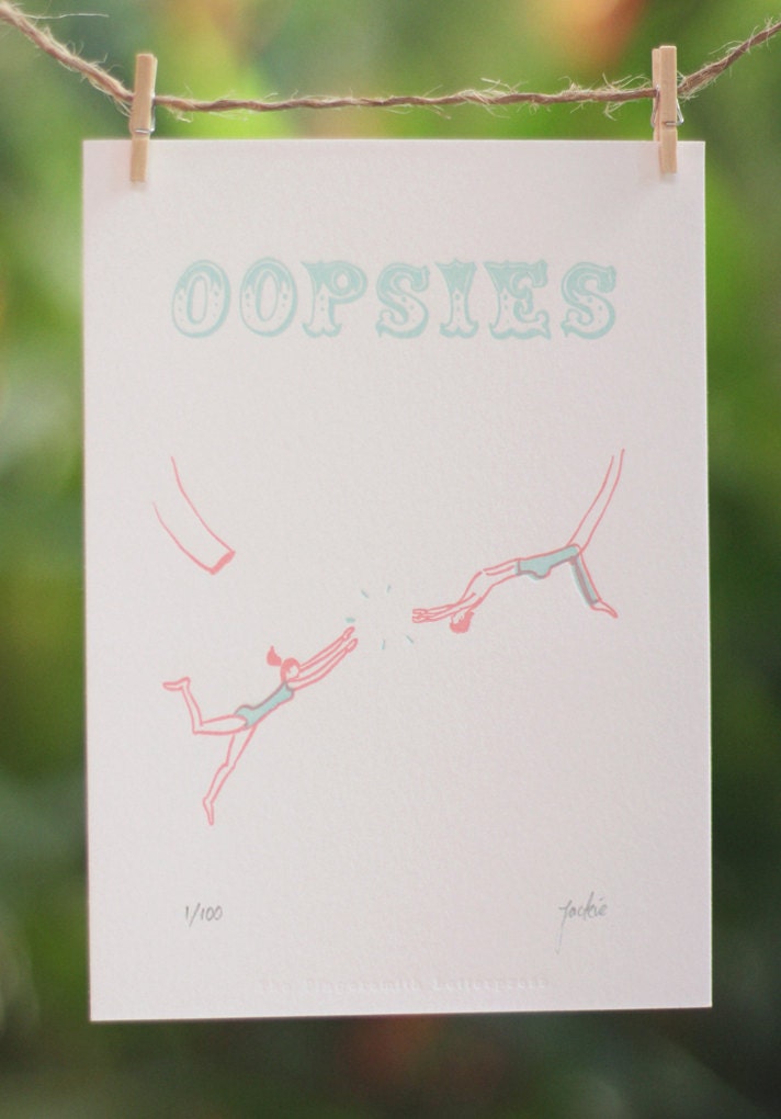 Limited Edition Carnival Letterpress Print