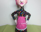 Cloth Pin Cushion Doll