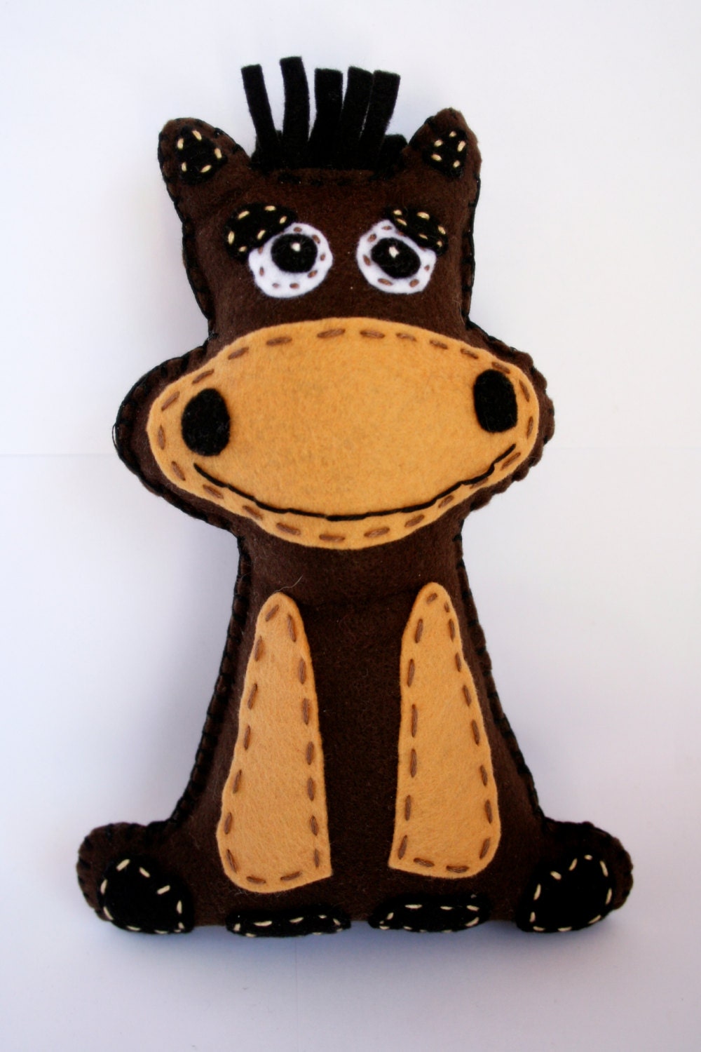stuffed felt toy Henry the Horse