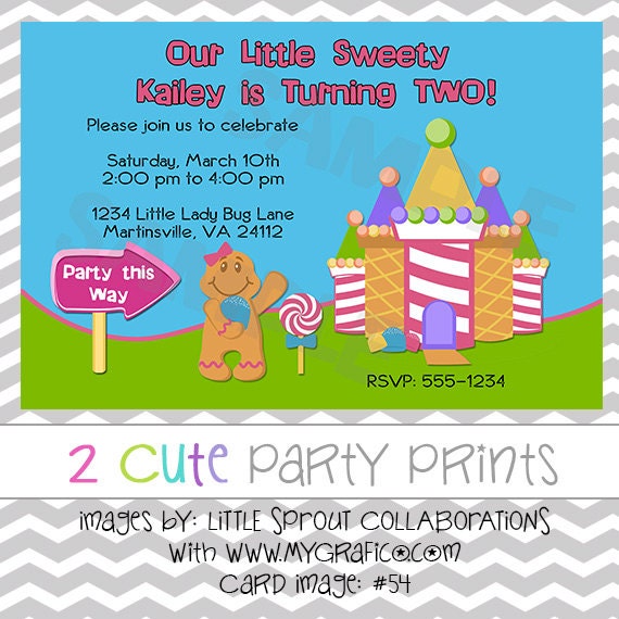 Candy Invite or Thank You Note Image that you print - digital Image Il_170x135