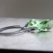Peridot Swarovski Crystals Earrings