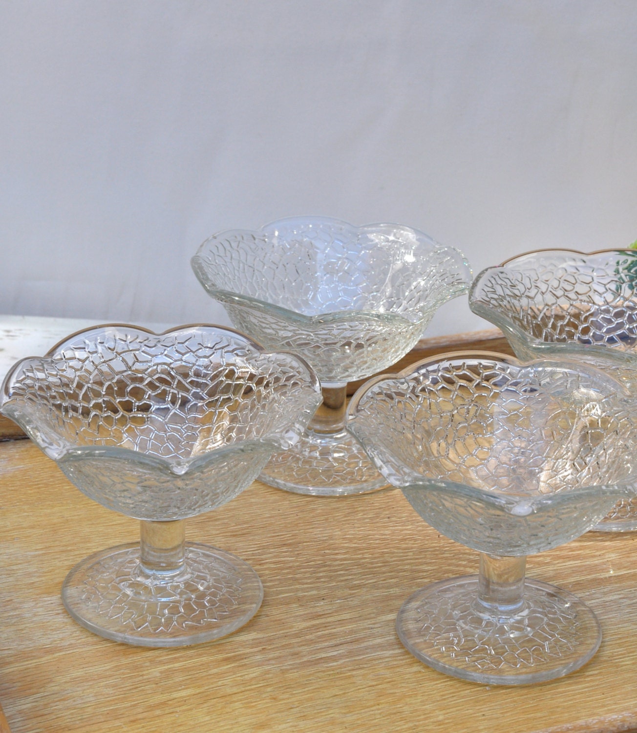 vintage dessert bowls
