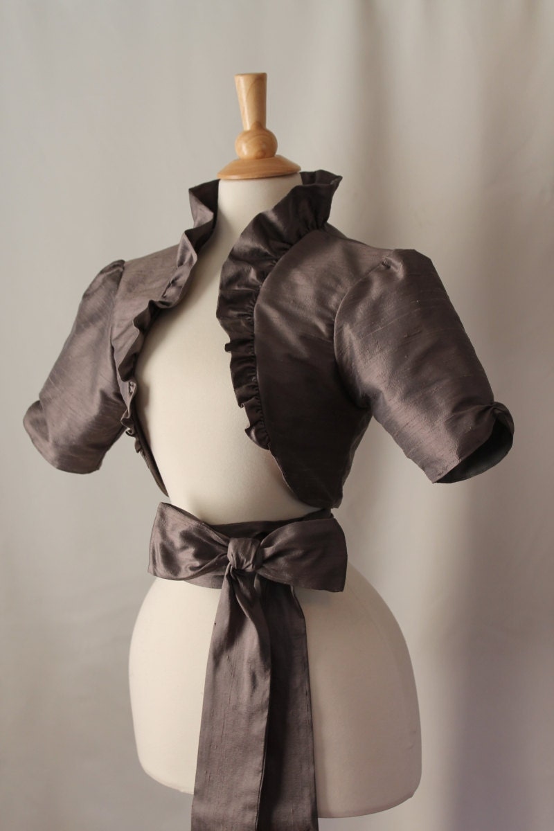 Gia Silk Wedding Dress Sash - Custom Color Dupioni Bridal Gown Belt Bridesmaids Flower Girls