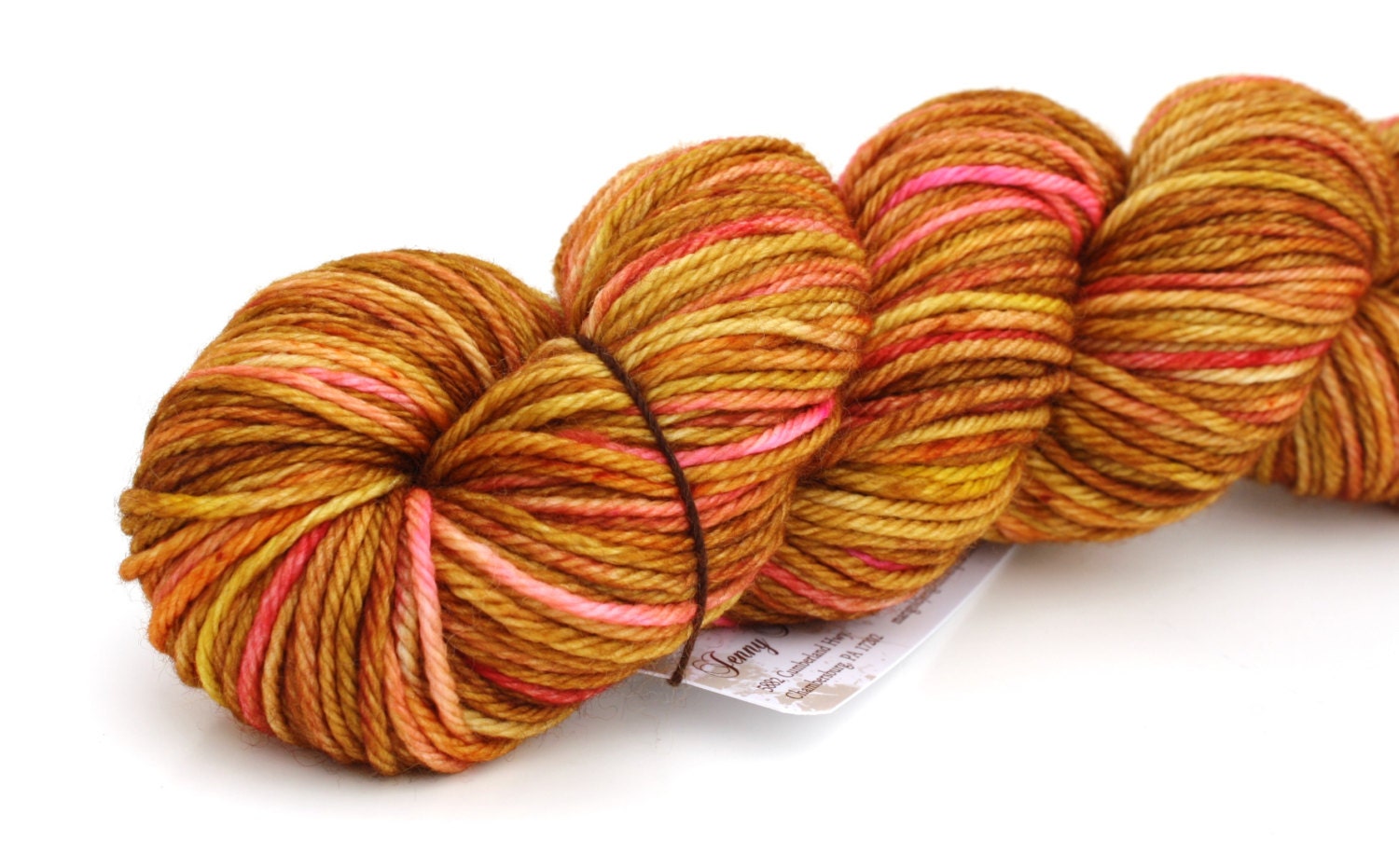 Fireside--hand dyed worsted weight, merino superwash (218yds/125gm)