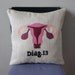 Science Diagram Pillow - Uterus
