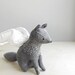 RESERVED / release / winged fox / soft sculpture animal
