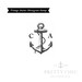Vintage Anchor Monogram Stamp - Custom Stamp - Stamps - Anchor - Monogram Stamp - Seaside - Wedding - Nautical