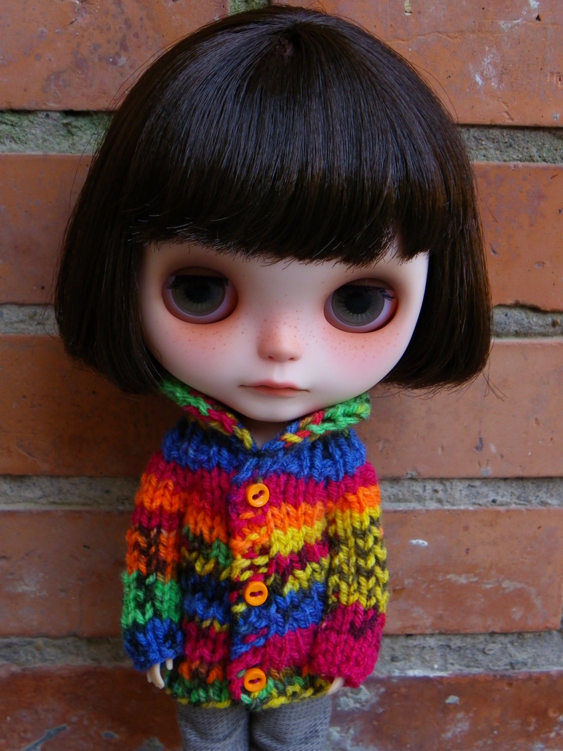 Jacquard Cardigan for Blythe