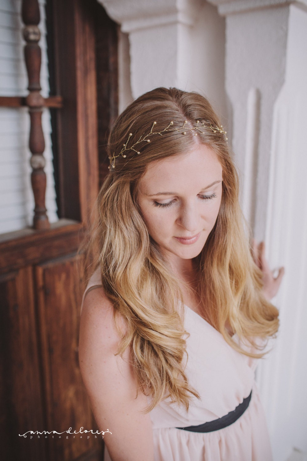 Wire Pearl Crown - 2013 bridal collection
