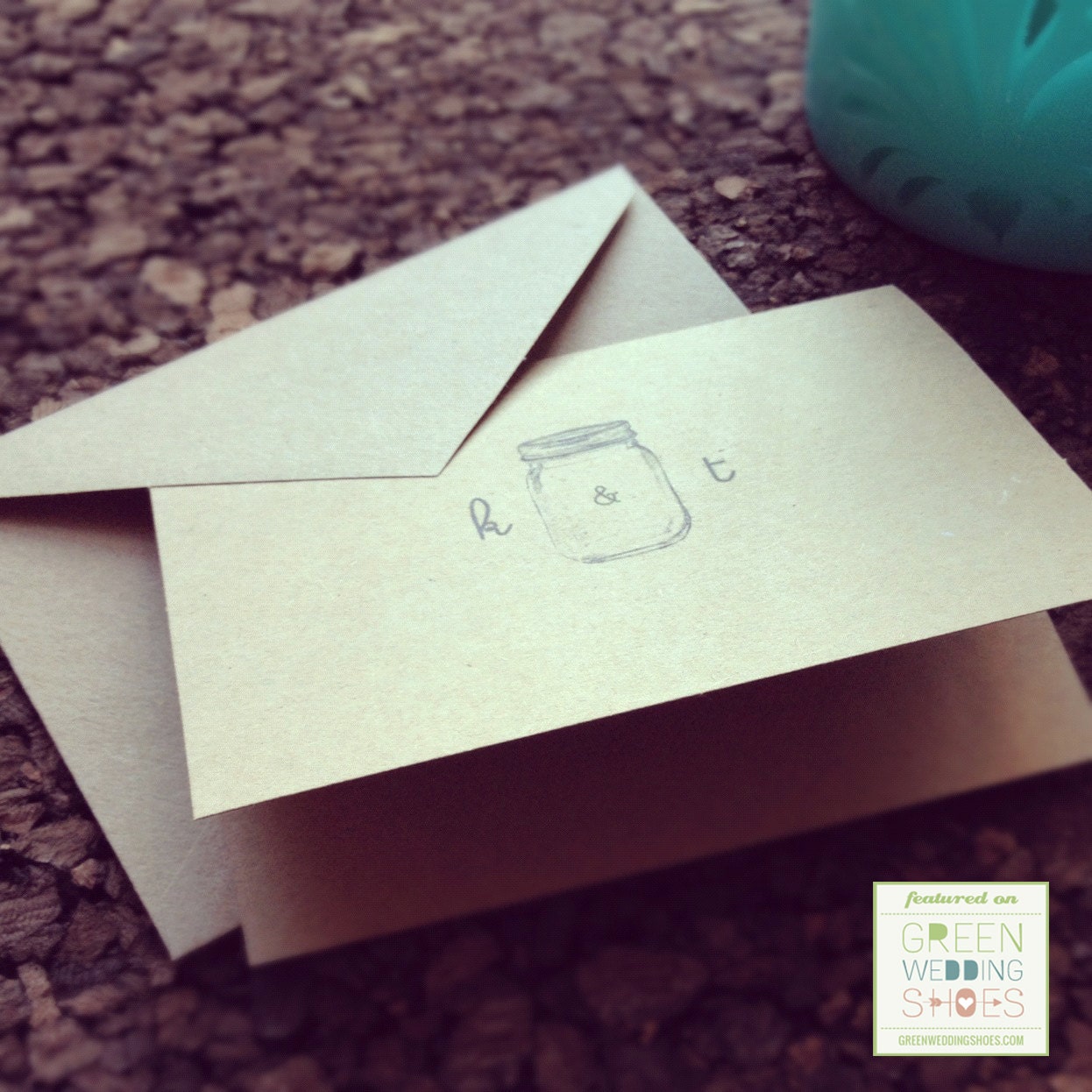 Mason Jar Thank You Cards