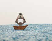 Vintage Teak Sailboat Bottle Opener - Danish Modern