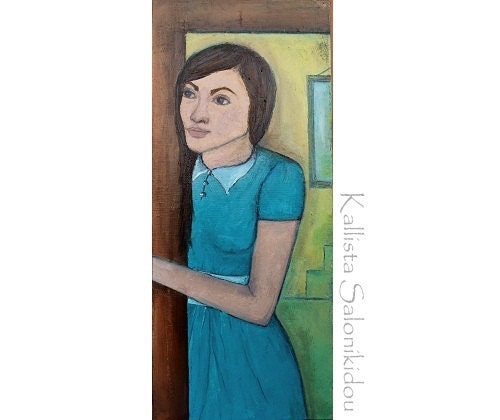 Oil Figure Painting Woman Portrait
