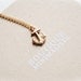 Gold plated Anchor Necklace