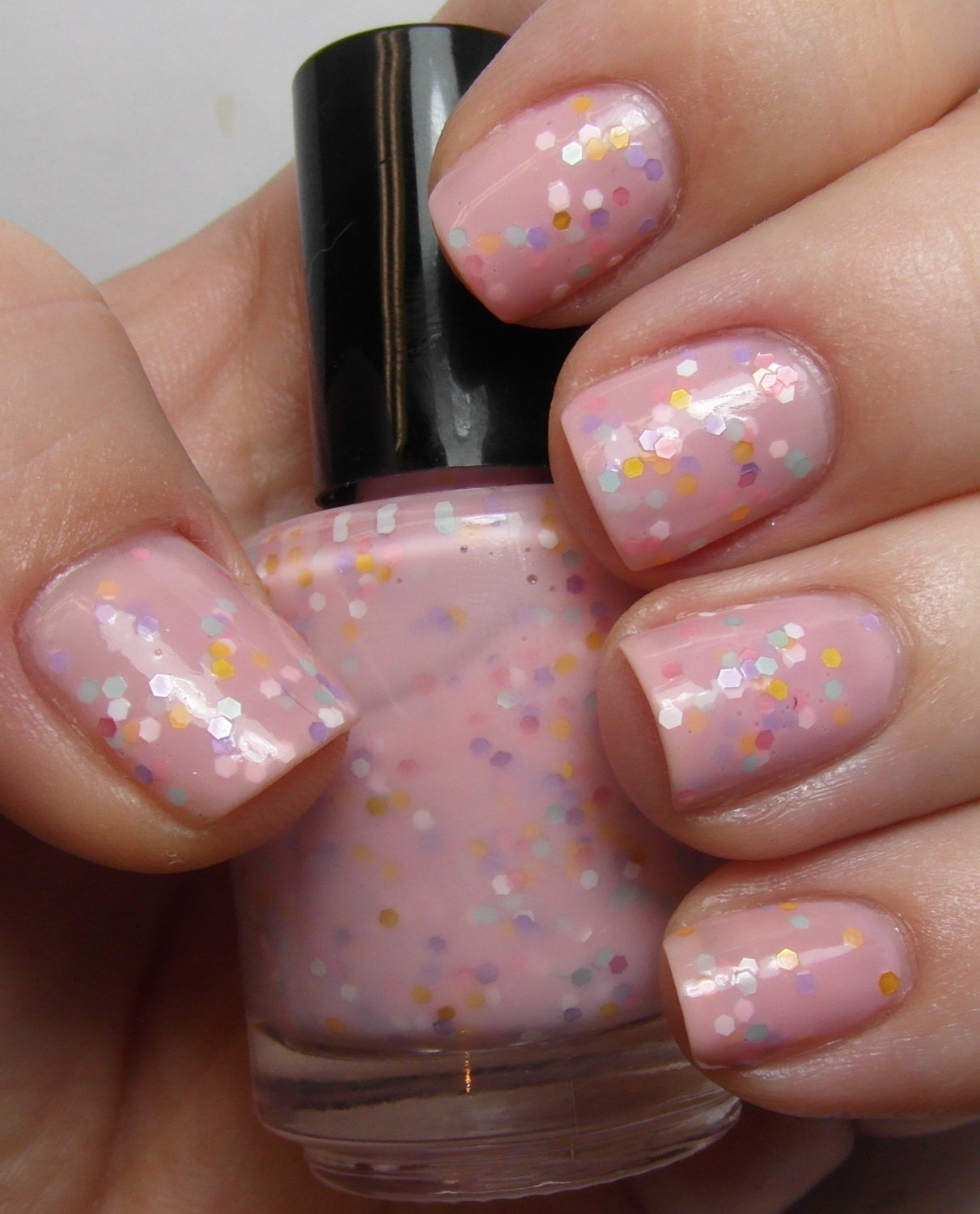 Conversation Hearts - Valentine's Day - Glitter Nail Polish