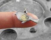 Tiny Steampunk Bird Necklace - The Little Clockwork Bird by COGnitive Creations