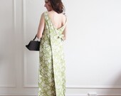 mod evening gown . 1960s bridesmaid . retro princess and the pea .medium .sale