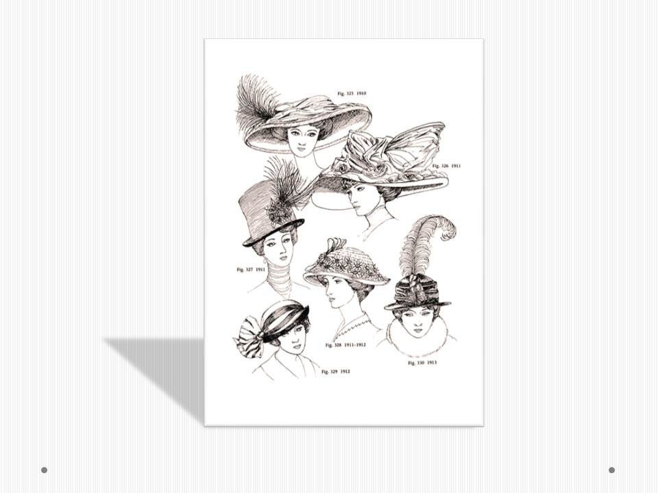 Graduation card , Ladies Hats greeting card , Hats Off to you , ladies hats drawing , sepia , old fashioned  , customized ,  women