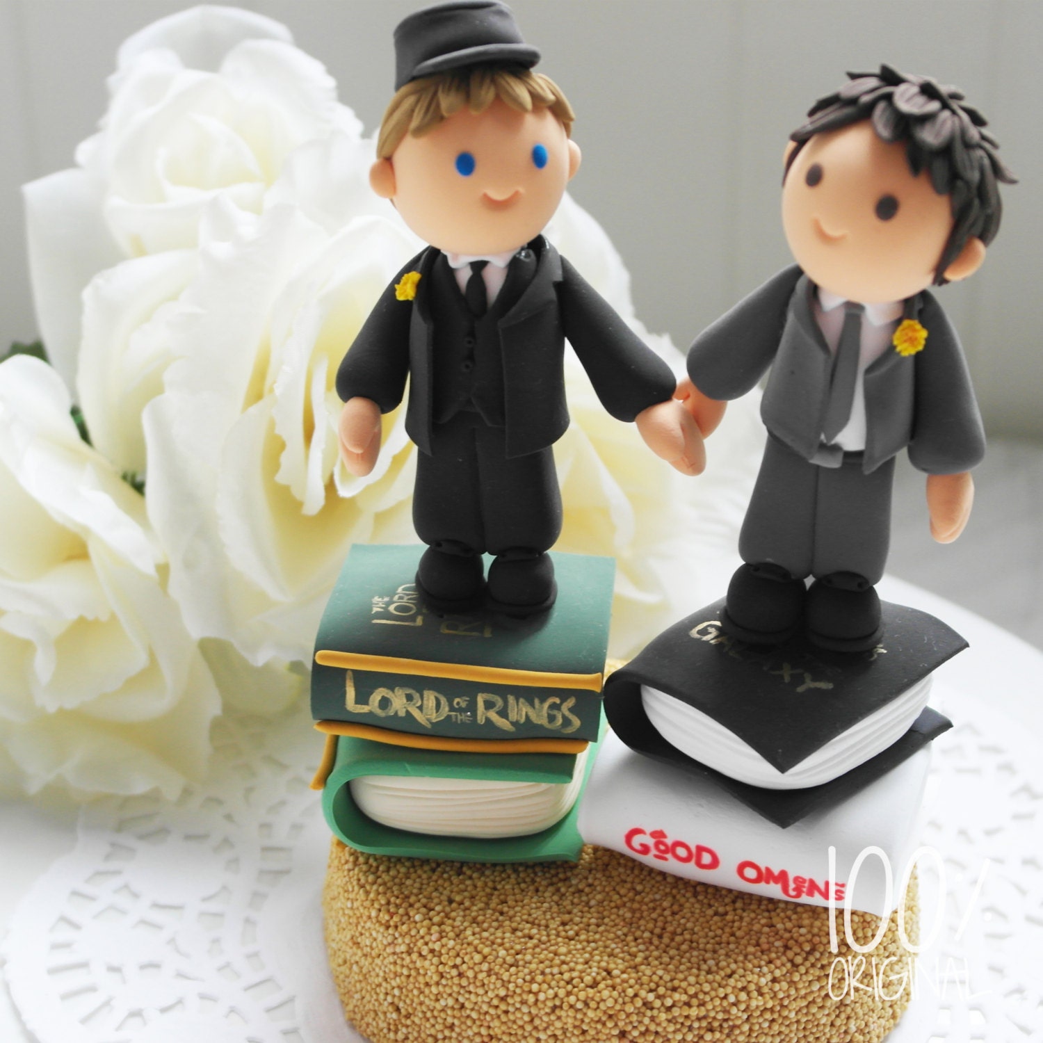 Custom Wedding Cake Topper Same Sex Couple By Therosemarrytoppers