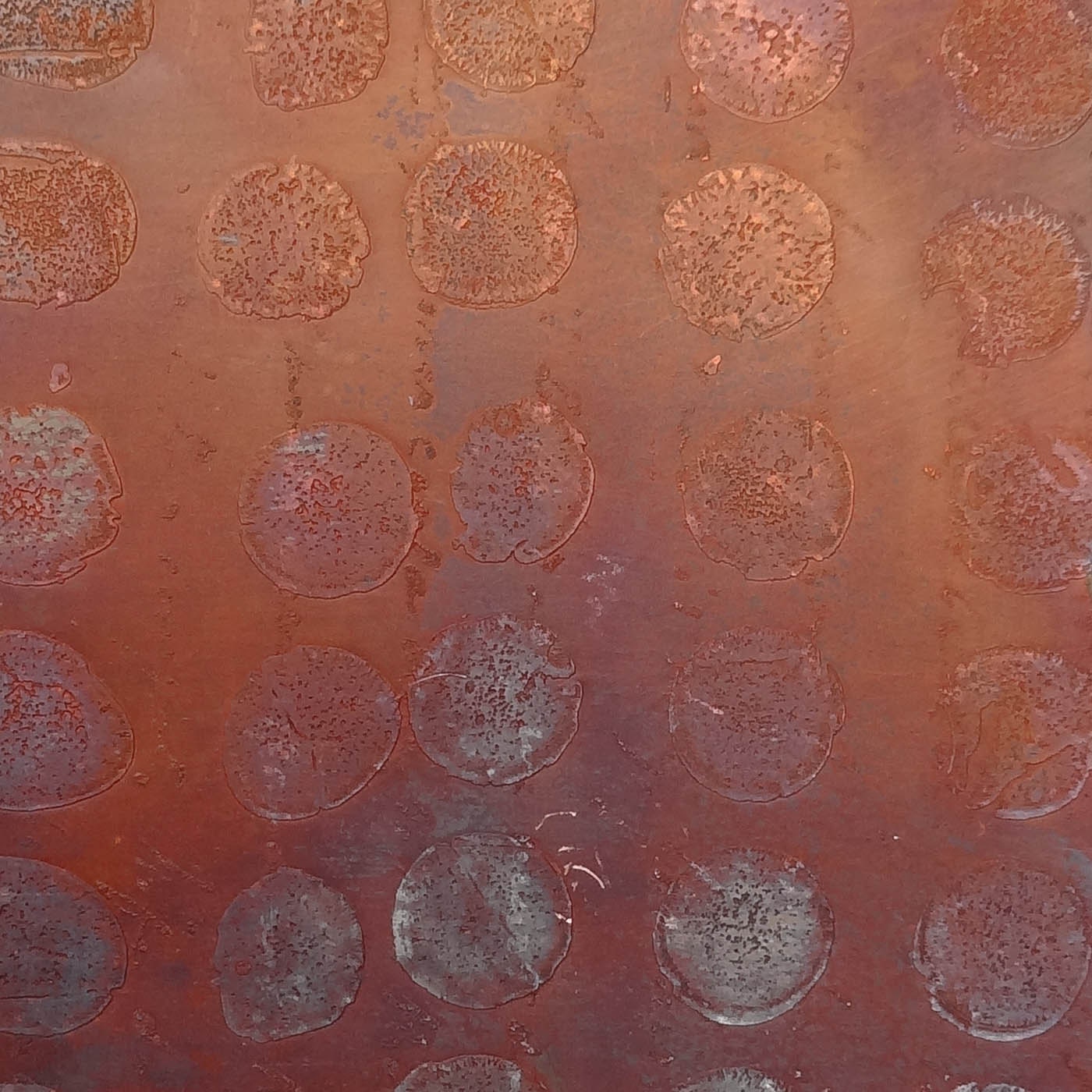 Etched Copper Sheet Metal Patina Copper Sheet by StudioSharon
