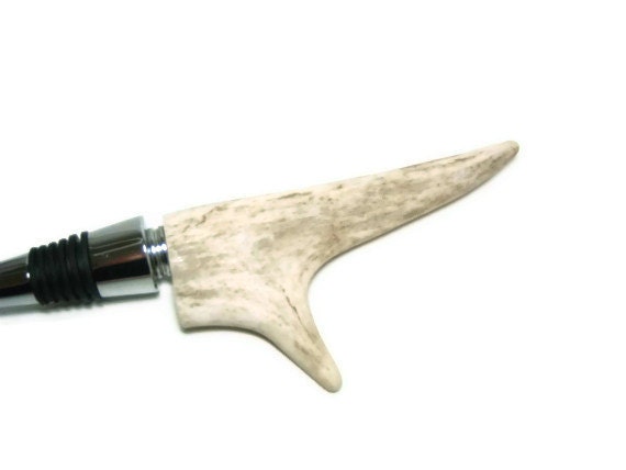 Wine Bottle Stopper Uniquely Shaped Elk Antler