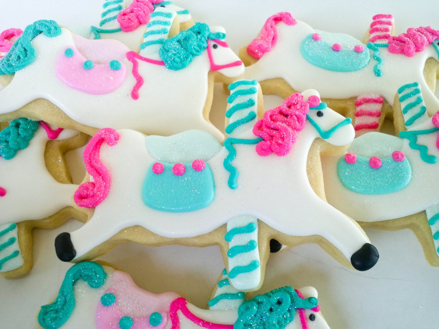 Carousel Horse Sugar Cookies- 1/2 Dozen Il_570xn