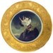 Lord Voluntus de Gaulle Portrait Plate - Altered Vintage Plate