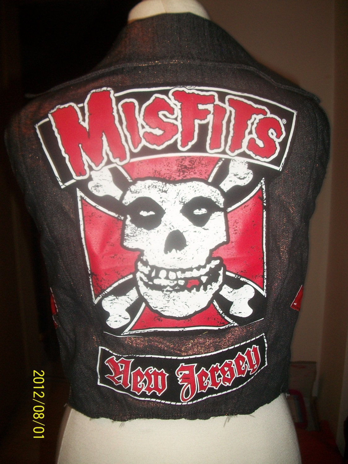 MISFITS vest biker vest xs s m