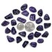 Mini Dark Amethyst Rune Set Hand Carved Elder Futhark With Manual & Pouch
