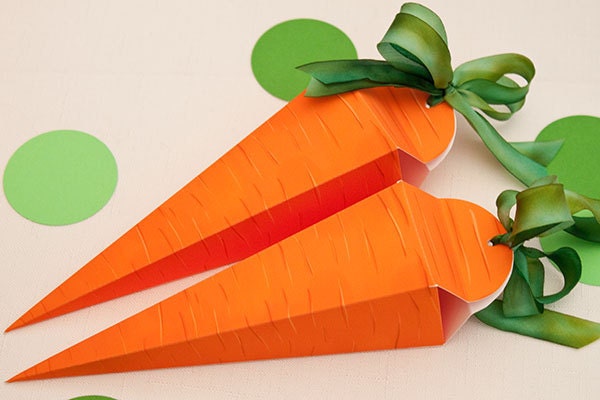 CARROT Favor Box : Easter DIY Printable PDF - Instant Download Il_570xn