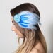 Sea Maiden Feather Beaded Headband - mermaid, ocean, wave, water, blue