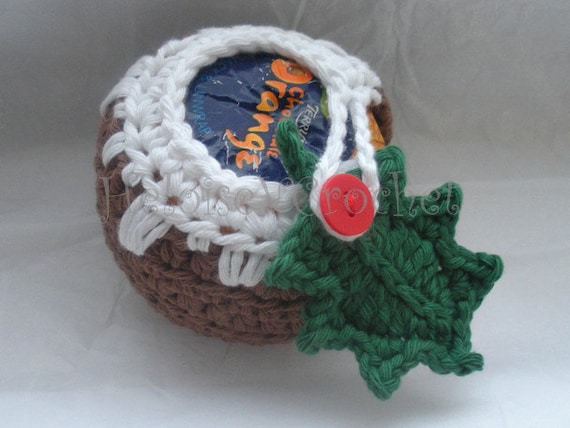 Crochet Pattern Christmas pudding Apple or by HeloiseVCrochet