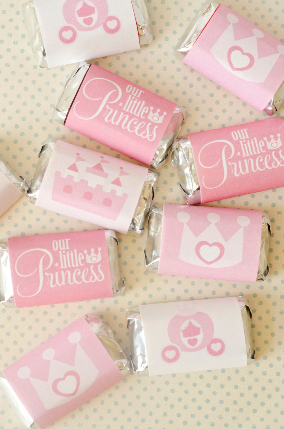 Pinkalicious Princess Party PRINTABLE Mini Candy Bar Wrappers (INSTANT DOWNLOAD) by Love The Day Il_570xn