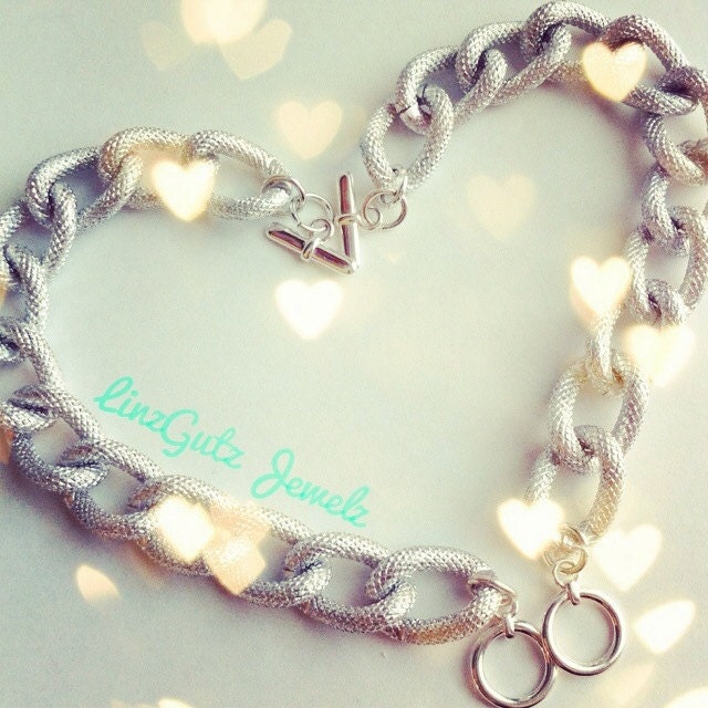 Blanca silver chain Bracelet (Featured on Pinterest) OVER 30,000 hits.
