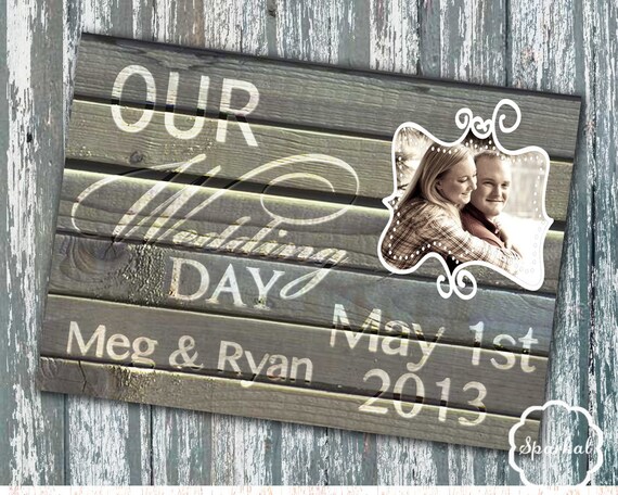 Handmade Rustic Save the Date Wood Lace Printable Save the Date 5x7 Digital DIY Save the Date Wedding Card no.3 Il_570xn