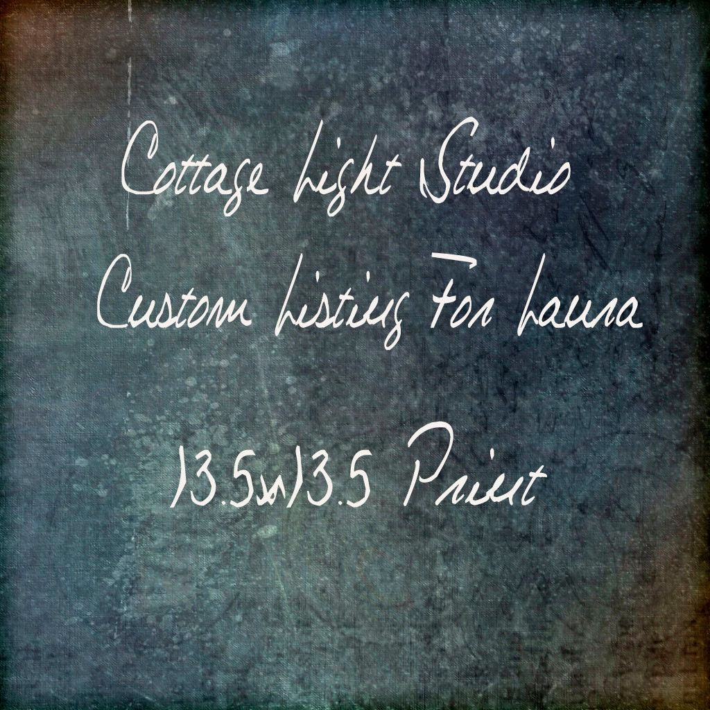 Custom Listing For Laura, Custom Size fine art photography print