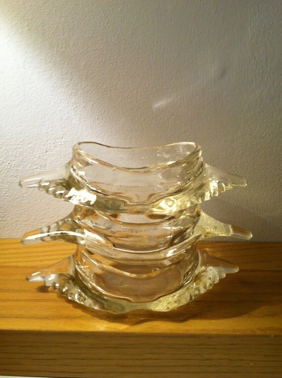 Glass Crab Imperial Deviled Crab Baking Dishes set by MaBeautique