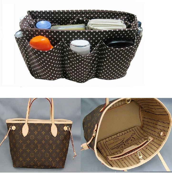 Purse Organizer For Louis Vuitton Neverfull PM / Made to by obuyme