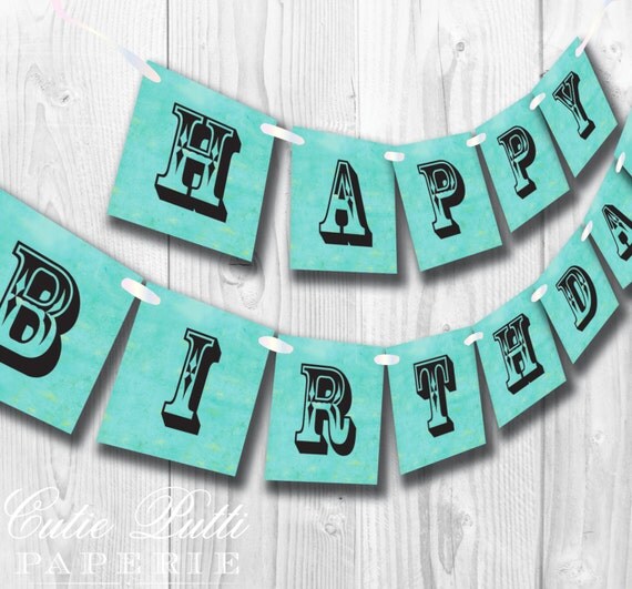 Colorful Circus Party, Carnival Party - PRINTABLE BIRTHDAY BANNER - Cutie Putti Paperie Il_570xn