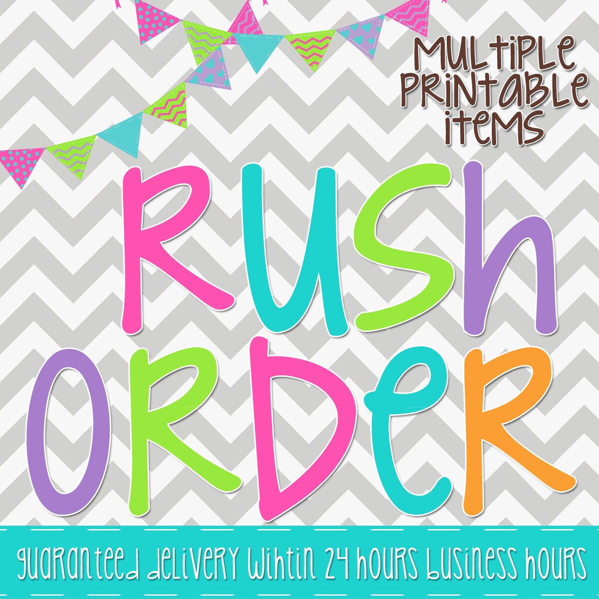 Rush Order - Multiple Printable Items Il_570xn