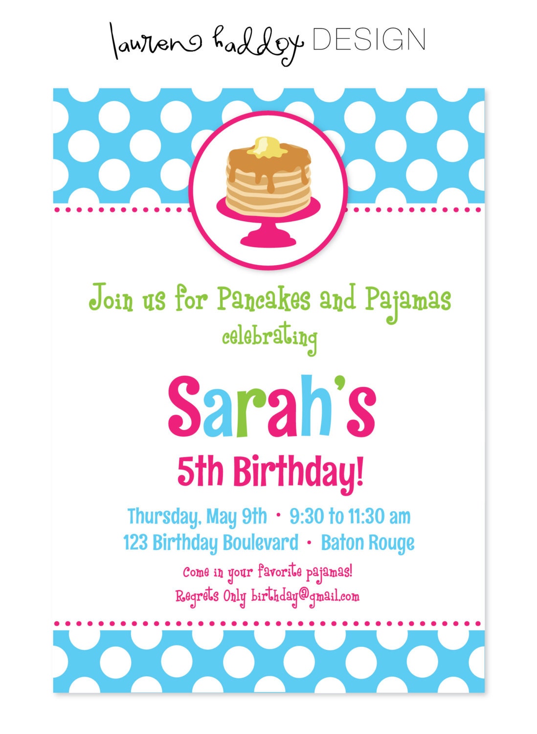 DIY, Pancakes and Pajamas INVITATION ONLY Il_570xn