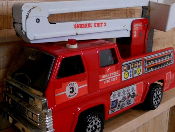 vintage tonka fire rescue truck