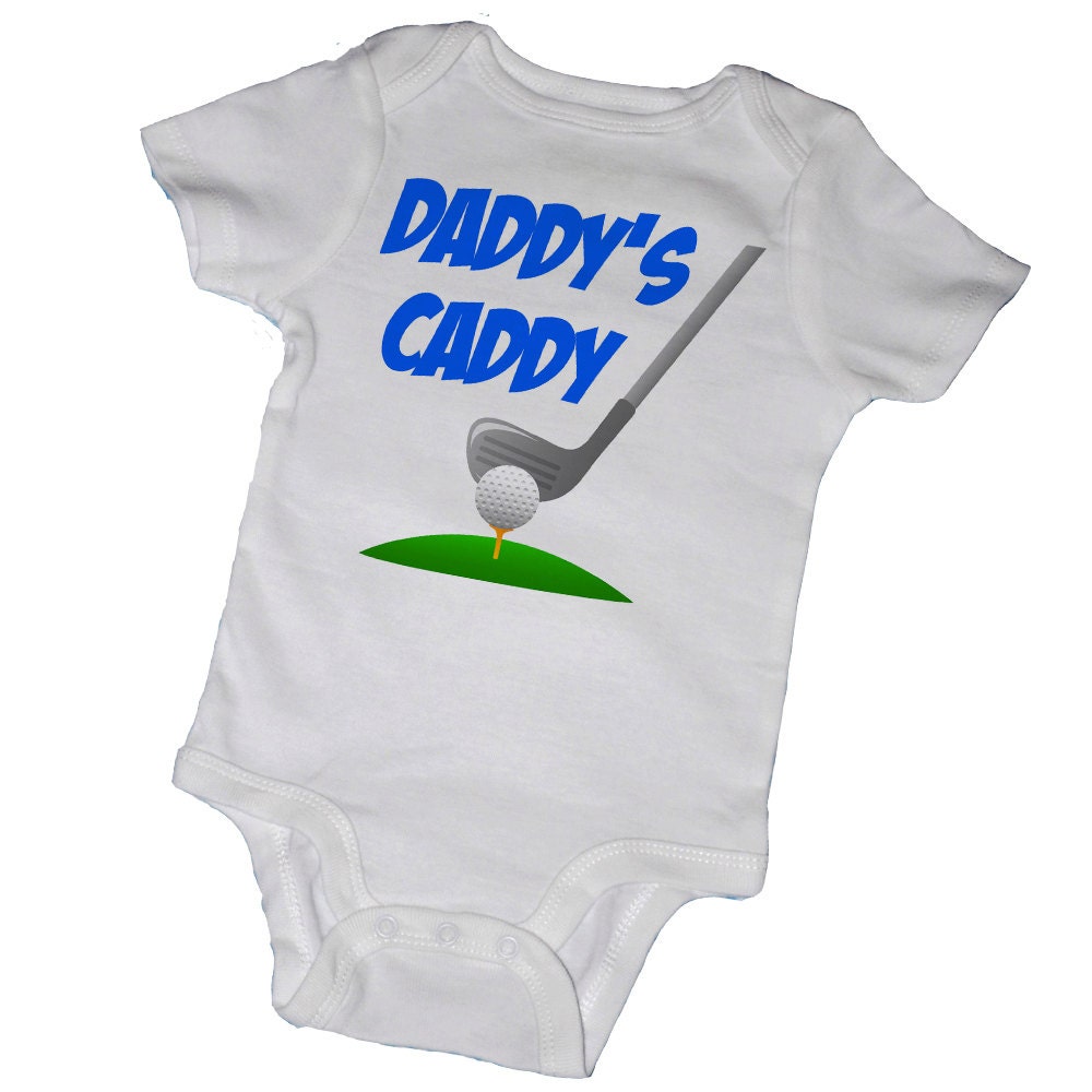 DADDY'S CADDY BodysuitsTees Golf Caddy Clubs Infant by EmbryLu