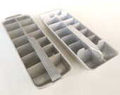 Admiral Ice Cube Tray or Frigidaire Icecube Tray - Aluminum Vintage Lever - LaurasLastDitch