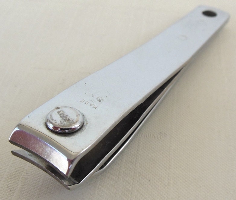 Vintage Gem Toe Nail Clipper Made in USA Hand Ground / Cook (used